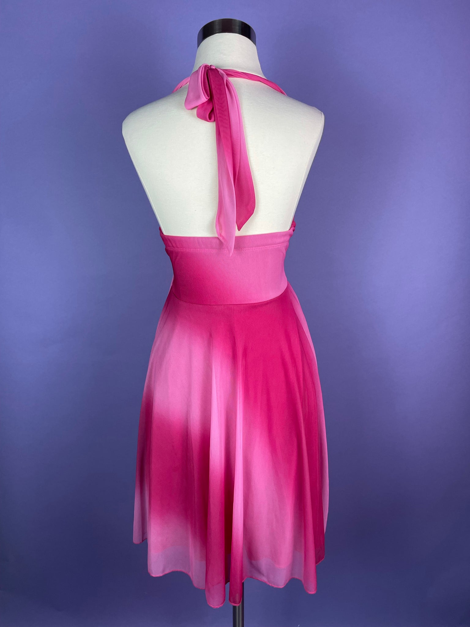 Pink Y2K Halter Dress – Beetle Rose